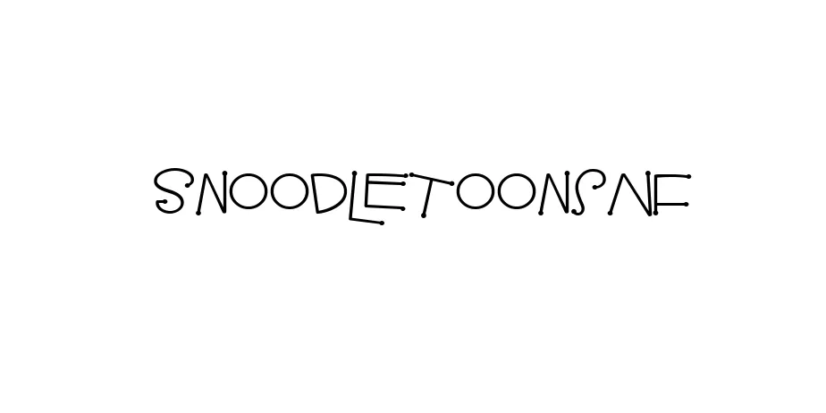 Fonte SnoodleToonsNF