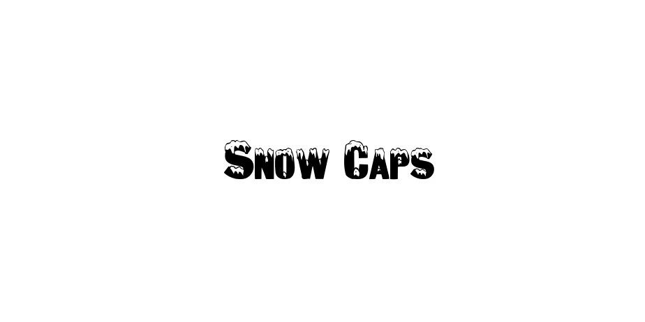 Fonte Snow Caps