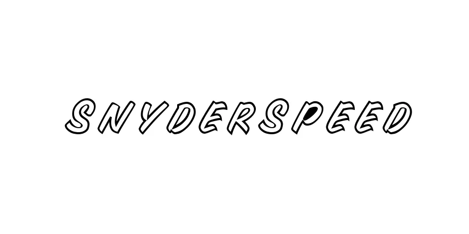 Fonte SnyderSpeed