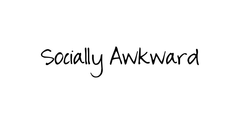 Fonte Socially Awkward