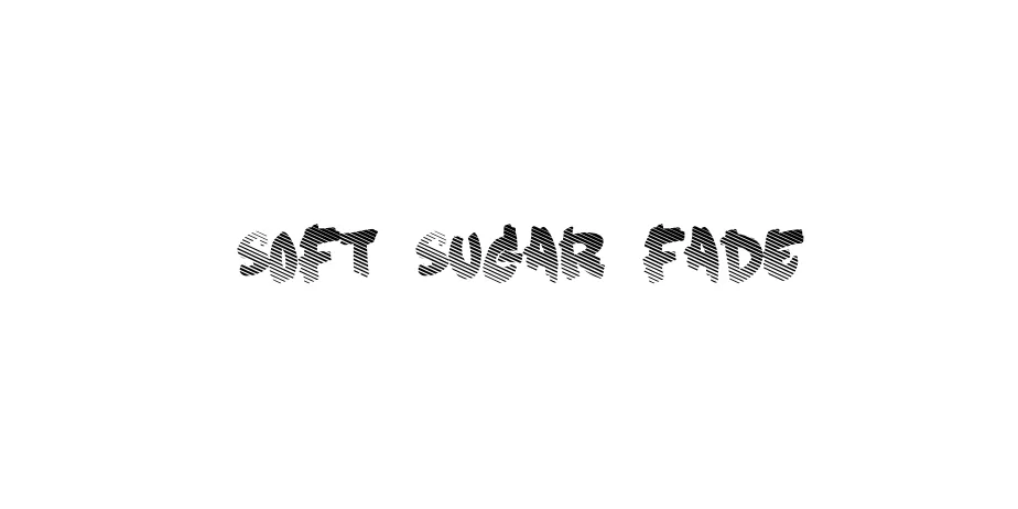 Fonte Soft Sugar fade