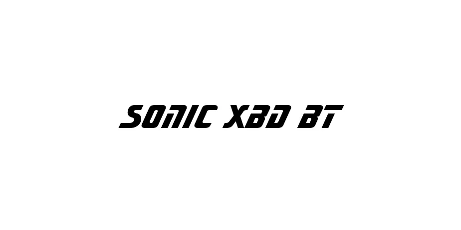 Fonte Sonic XBd BT