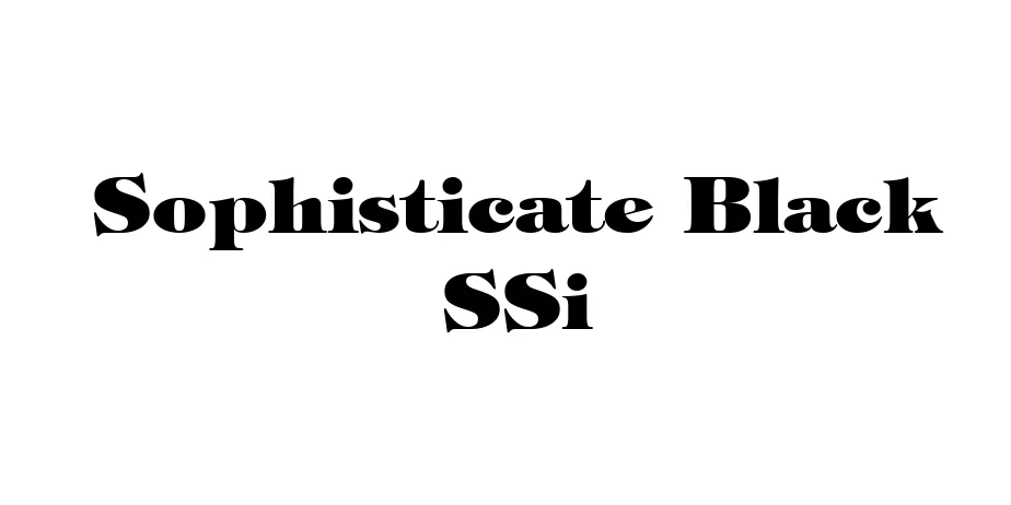 Fonte Sophisticate Black SSi