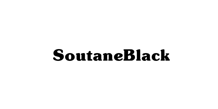 Fonte SoutaneBlack