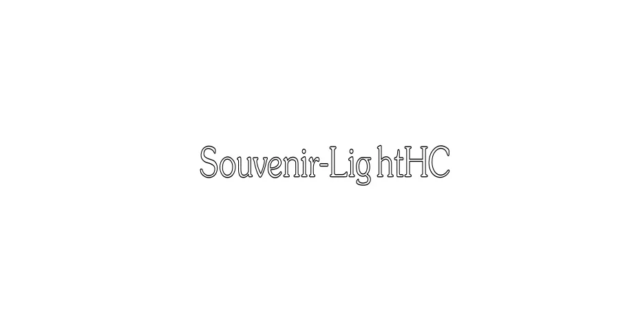 Fonte Souvenir-LightHC