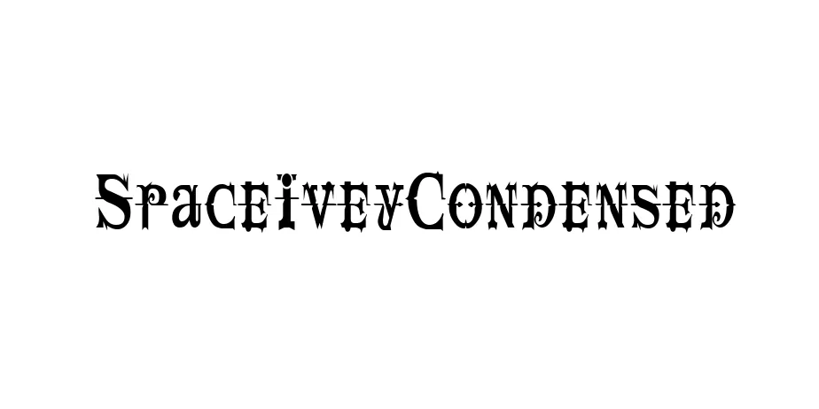 Fonte SpaceIveyCondensed