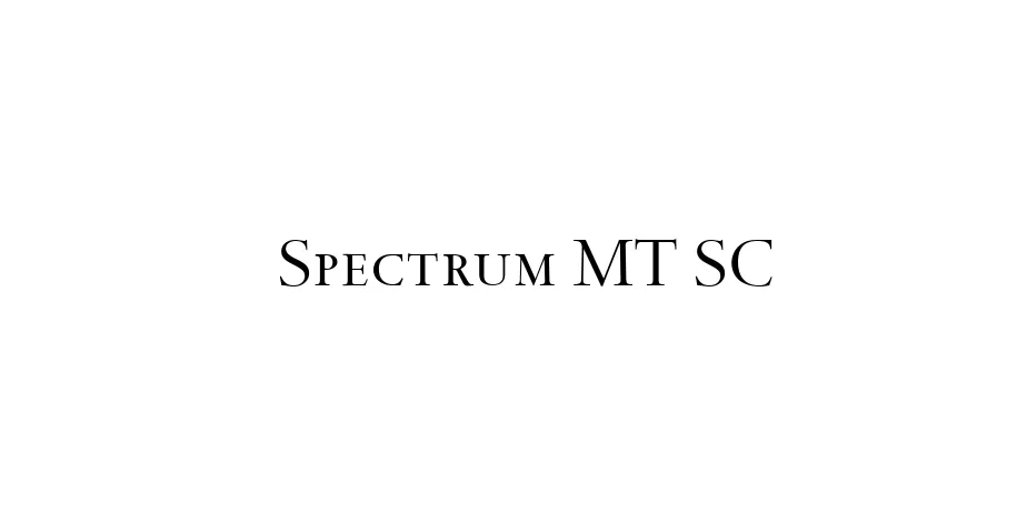 Fonte Spectrum MT SC