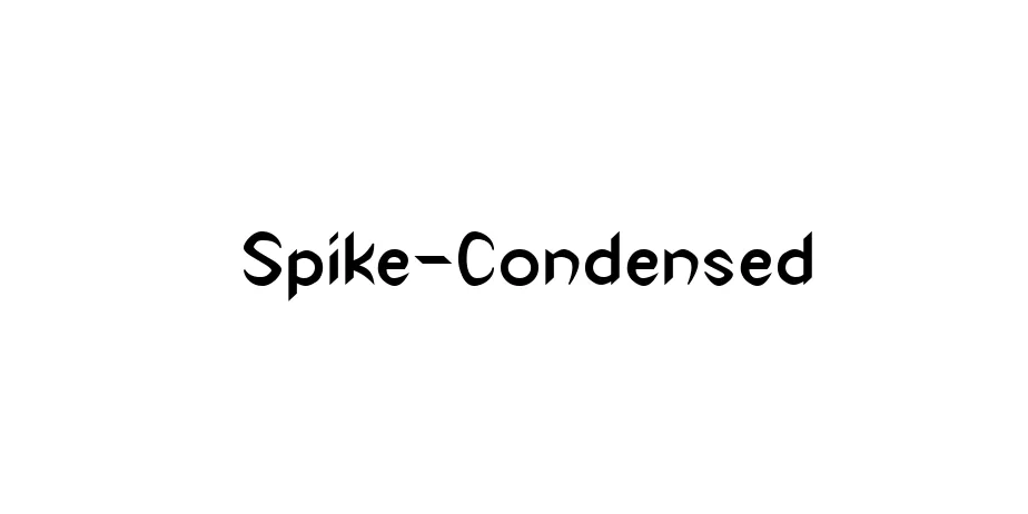 Fonte Spike-Condensed