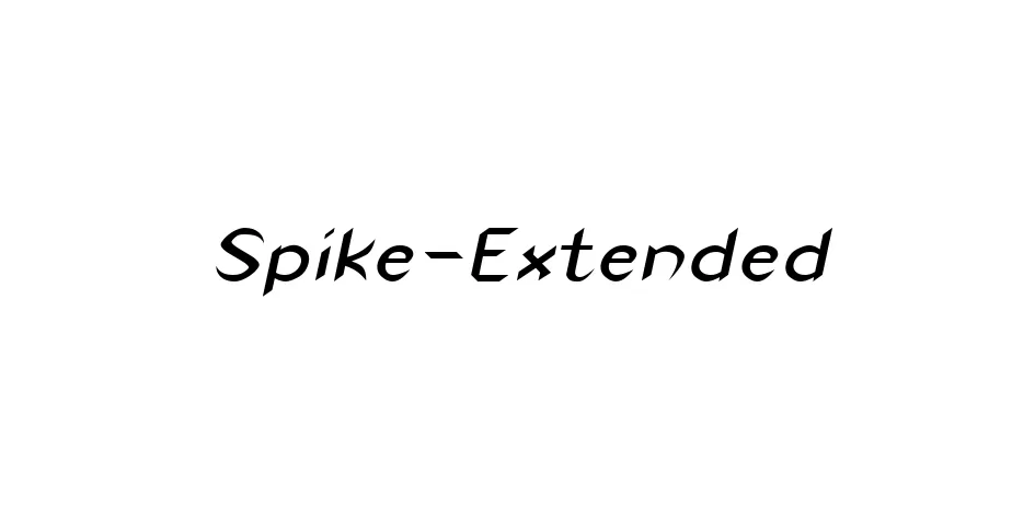 Fonte Spike-Extended