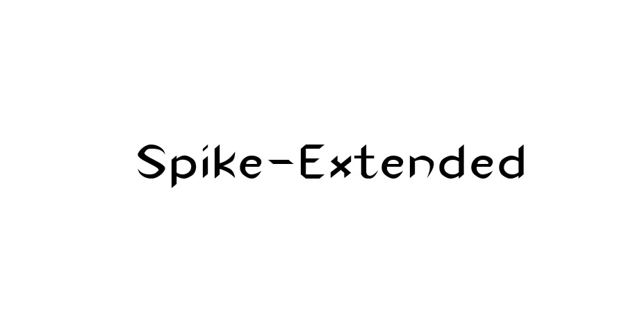 Fonte Spike-Extended