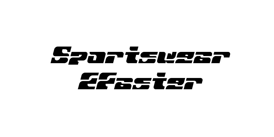 Fonte Sportswear EFaster