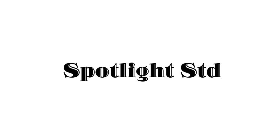 Fonte Spotlight Std