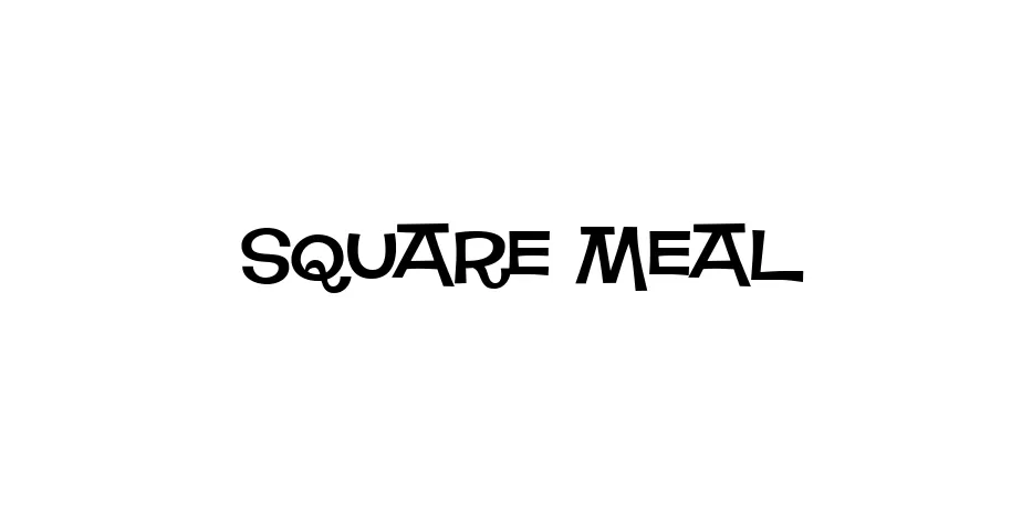 Fonte Square Meal