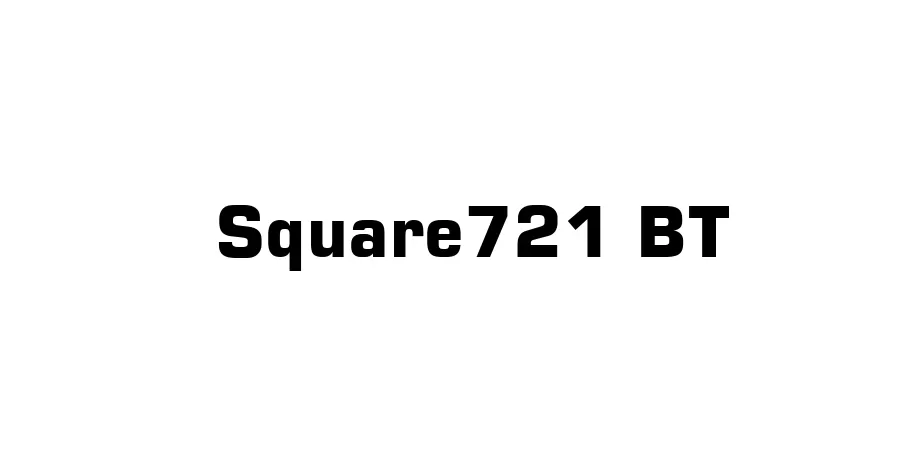 Fonte Square721 BT