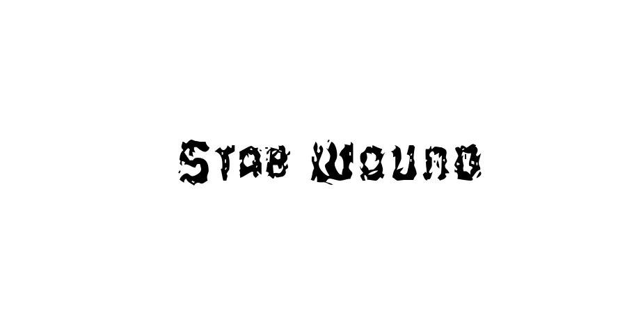 Fonte Stab Wound