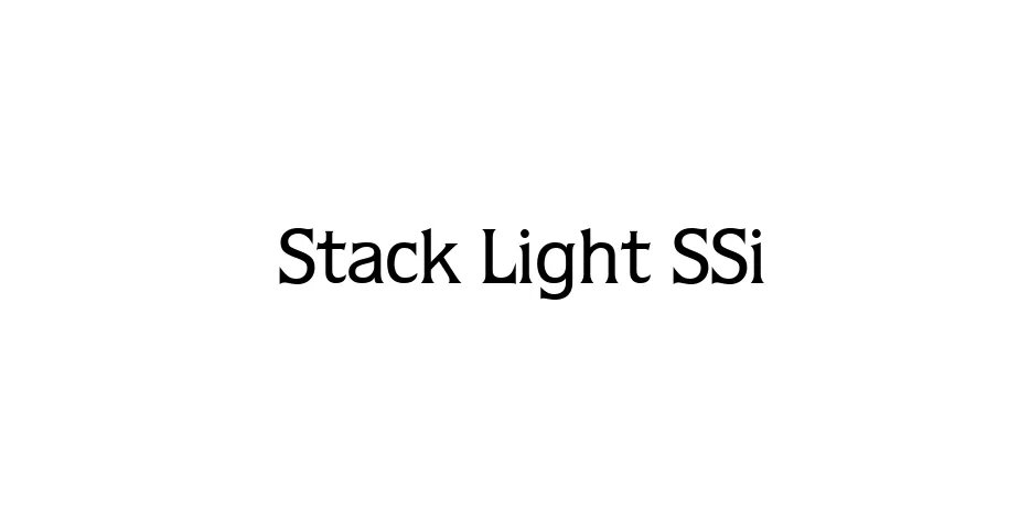 Fonte Stack Light SSi