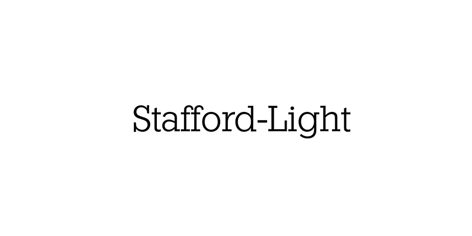 Fonte Stafford-Light