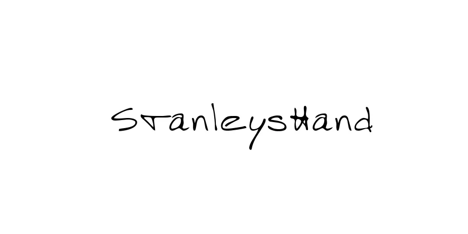 Fonte StanleysHand