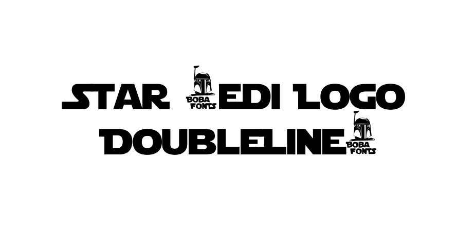 Fonte Star Jedi Logo DoubleLine1