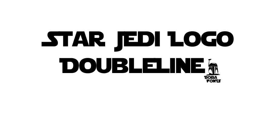 Fonte Star Jedi Logo DoubleLine2