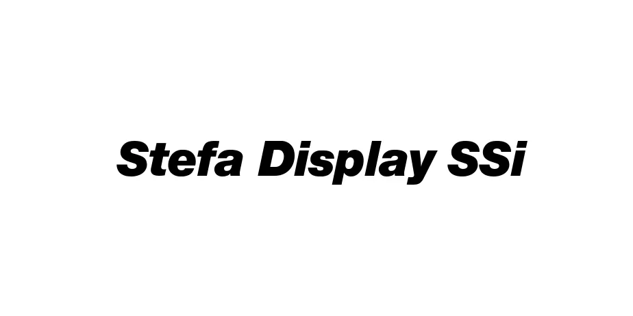 Fonte Stefa Display SSi