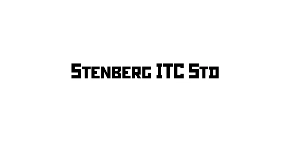 Fonte Stenberg ITC Std