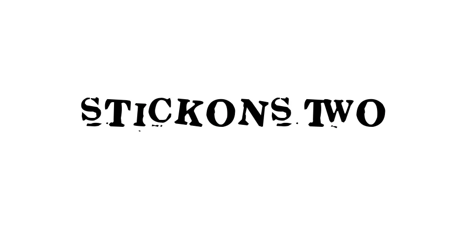 Fonte Stickons Two