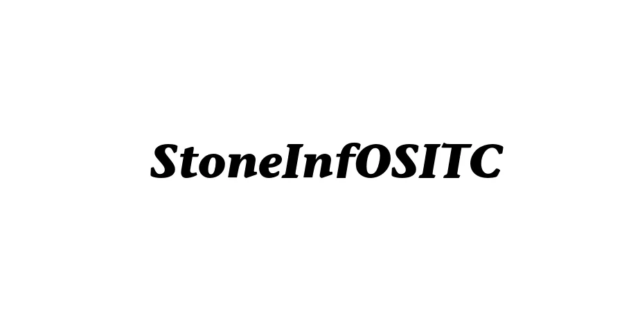 Fonte StoneInfOSITC