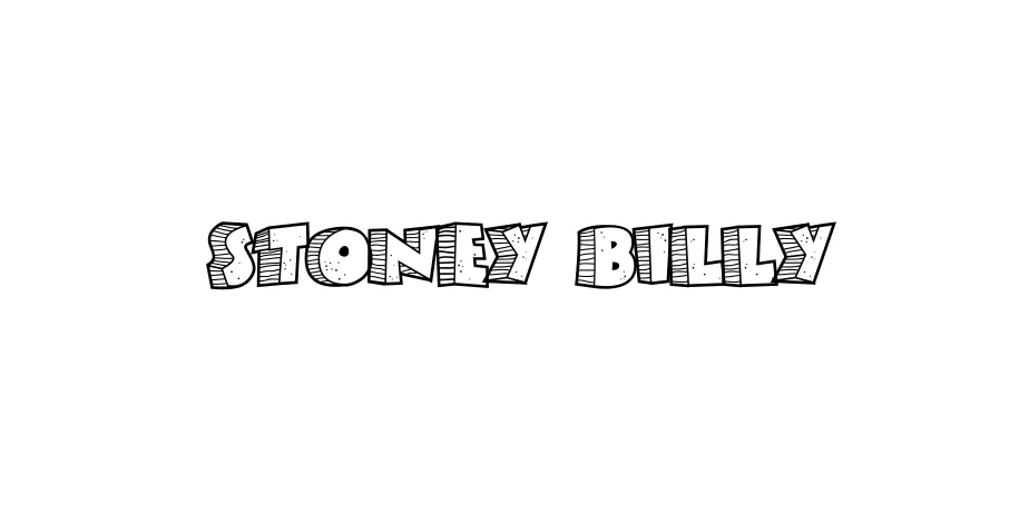 Fonte Stoney Billy