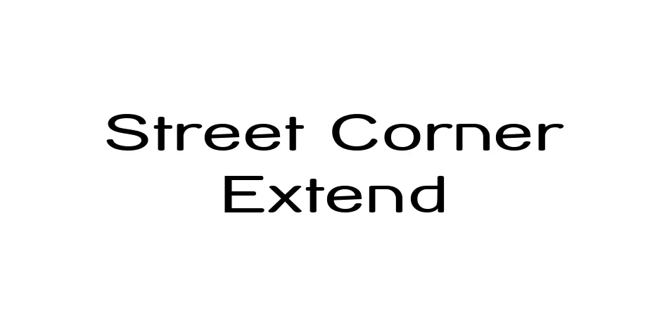 Fonte Street Corner Extend