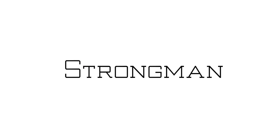 Fonte Strongman