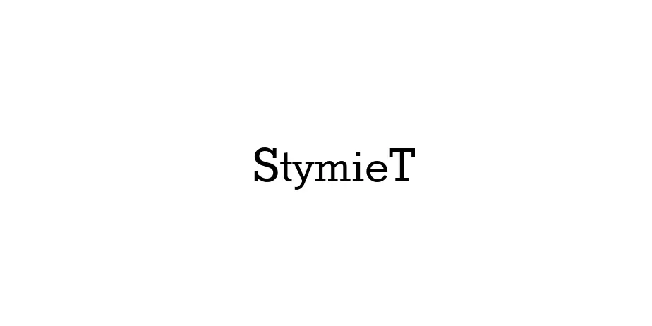 Fonte StymieT