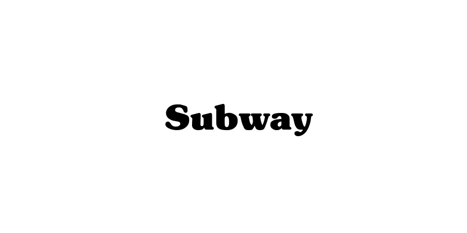 Fonte Subway