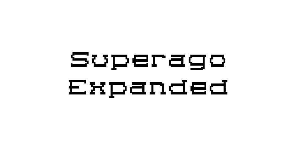 Fonte Superago Expanded