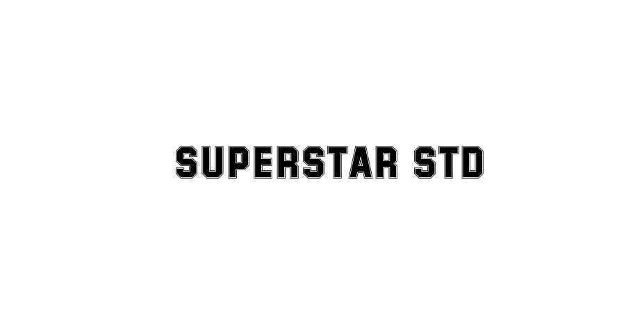 Fonte Superstar Std