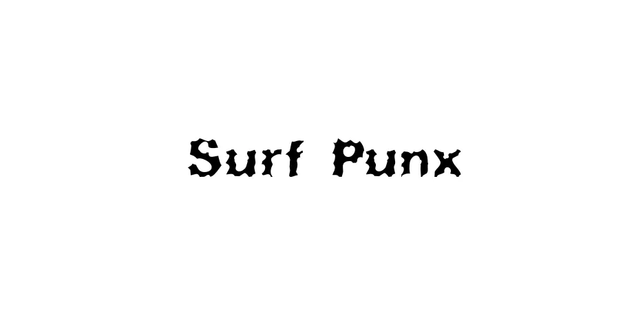 Fonte Surf Punx