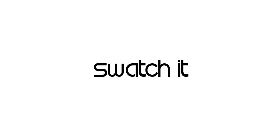 Fonte Swatch it