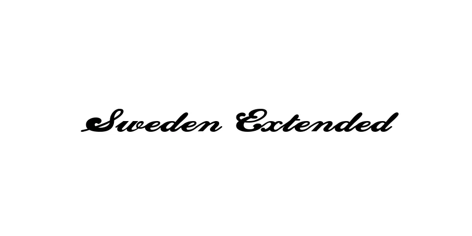 Fonte Sweden Extended