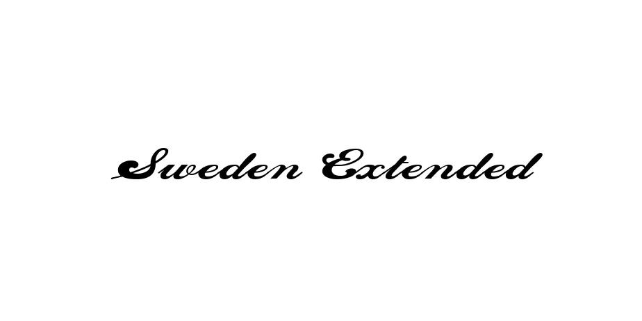 Fonte Sweden Extended