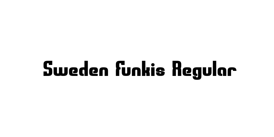 Fonte Sweden Funkis Regular