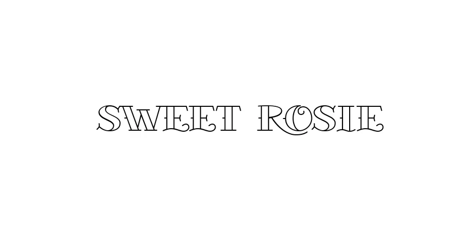 Fonte Sweet Rosie