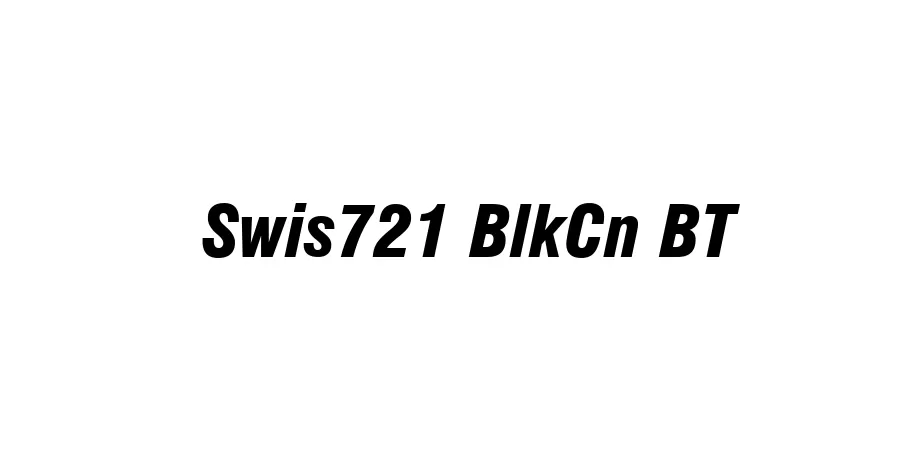 Fonte Swis721 BlkCn BT