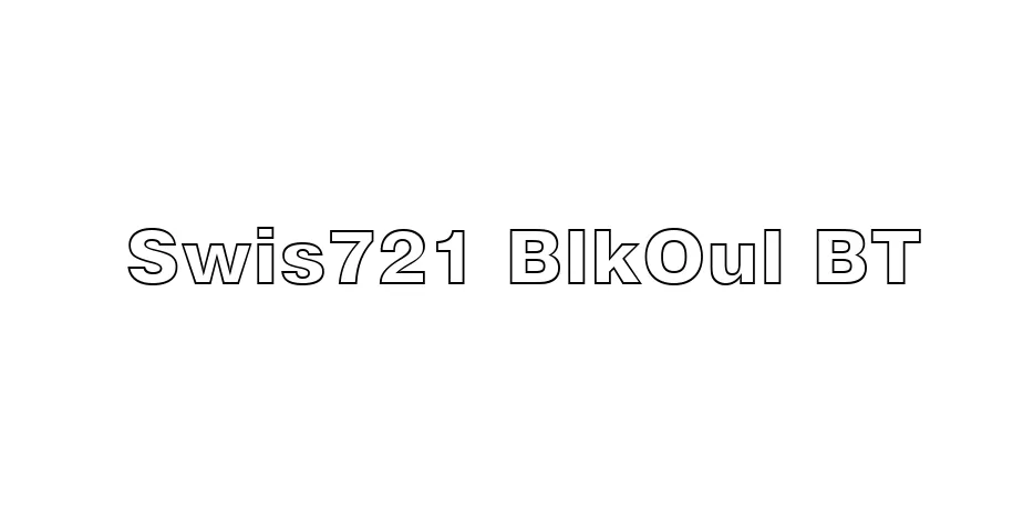 Fonte Swis721 BlkOul BT