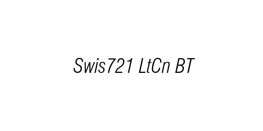 Fonte Swis721 LtCn BT