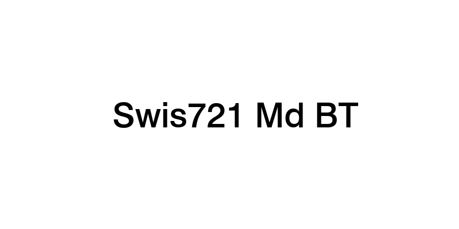 Fonte Swis721 Md BT