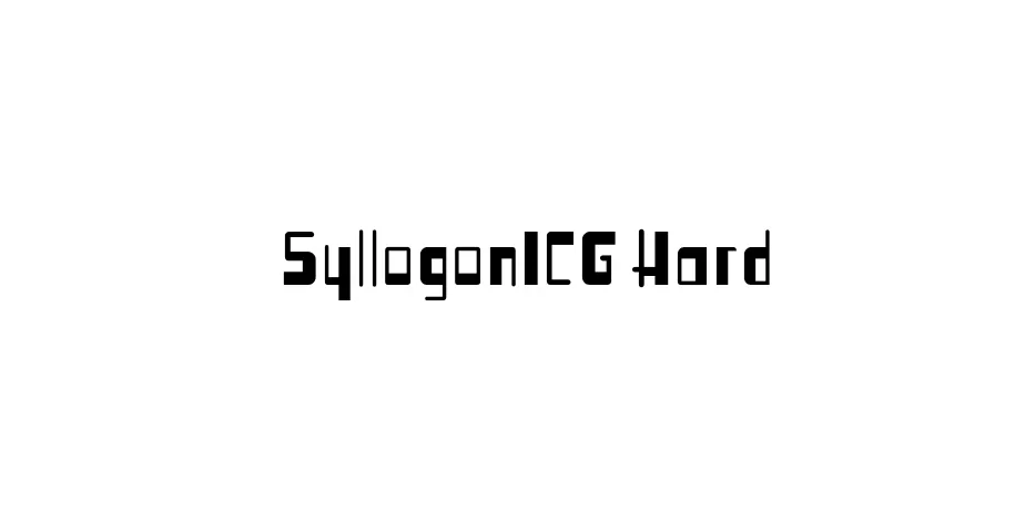 Fonte SyllogonICG Hard