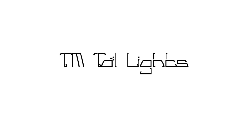 Fonte TM Tail Lights