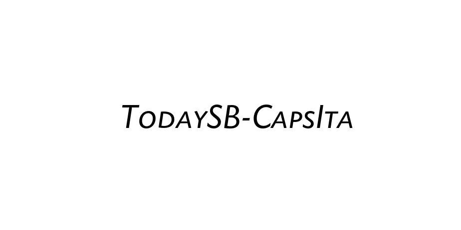 Fonte TodaySB-CapsIta