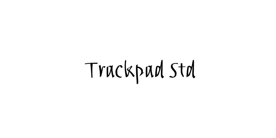 Fonte Trackpad Std