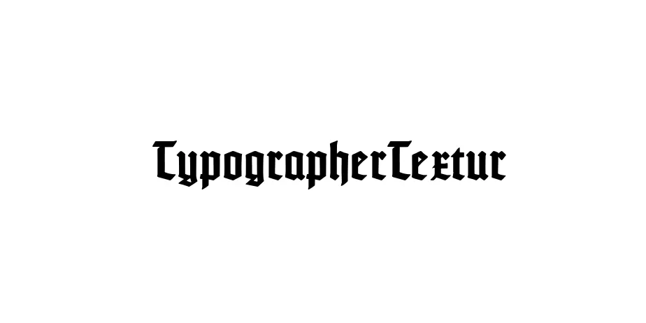 Fonte TypographerTextur
